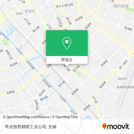 帝业技凯精密工业公司地图