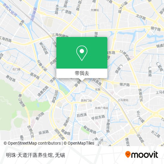 明珠·天道汗蒸养生馆地图