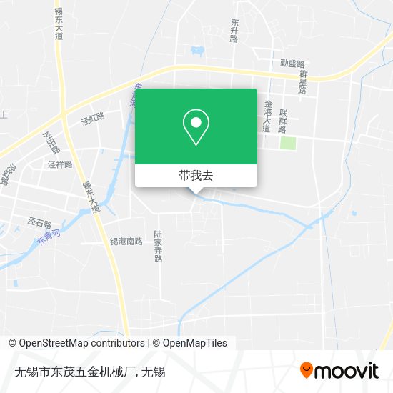 无锡市东茂五金机械厂地图