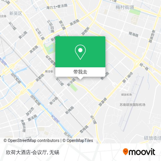 欣荷大酒店-会议厅地图