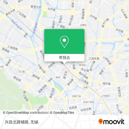 兴昌北路辅路地图