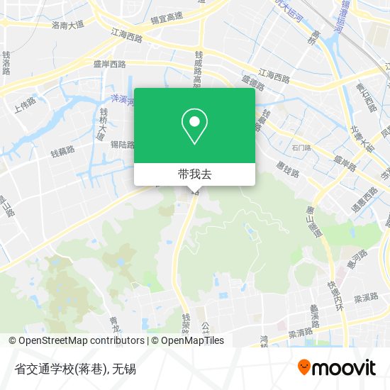 省交通学校(蒋巷)地图