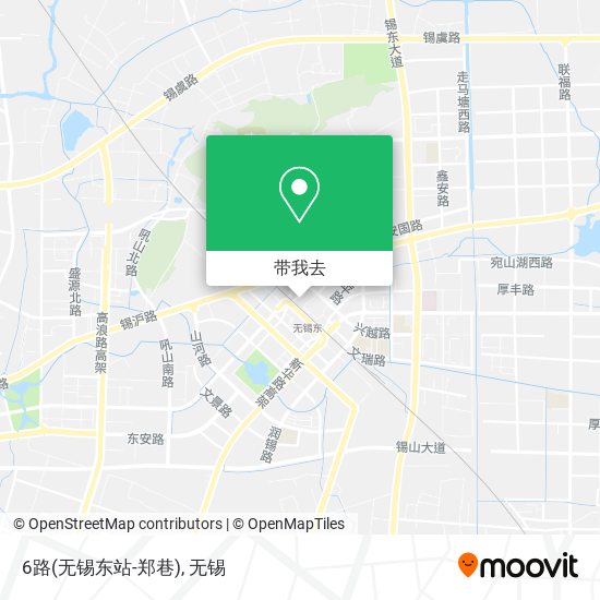 6路(无锡东站-郑巷)地图
