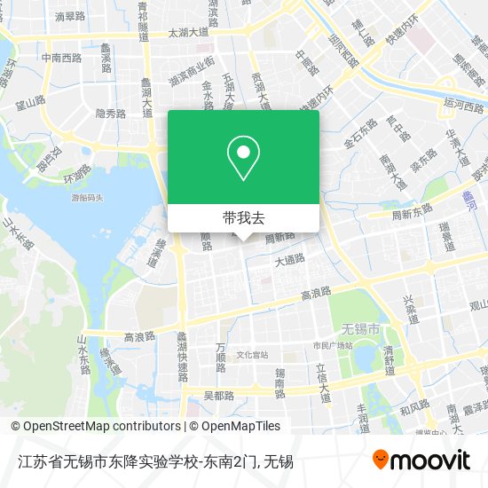 江苏省无锡市东降实验学校-东南2门地图