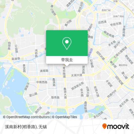 溪南新村(稻香路)地图