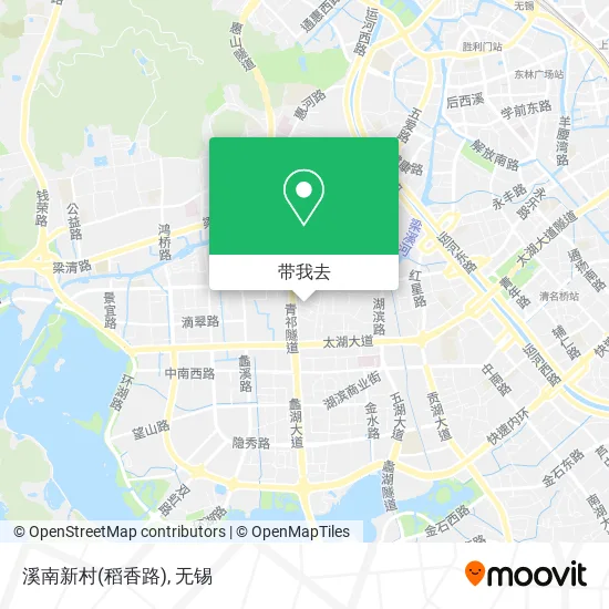 溪南新村(稻香路)地图