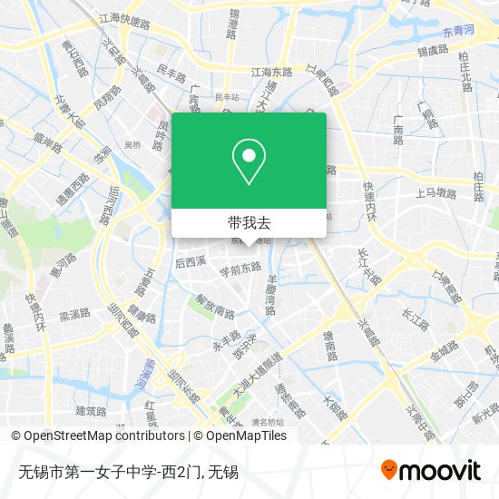 无锡市第一女子中学-西2门地图