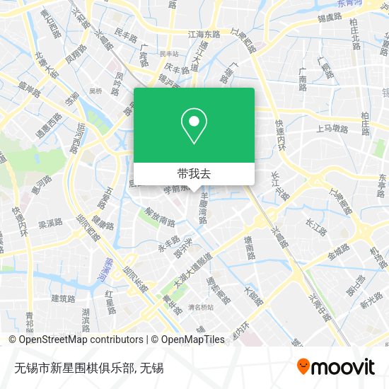 无锡市新星围棋俱乐部地图