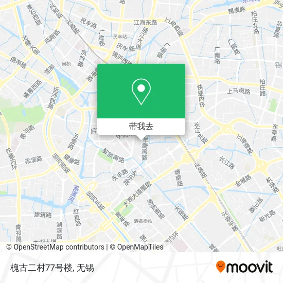 槐古二村77号楼地图
