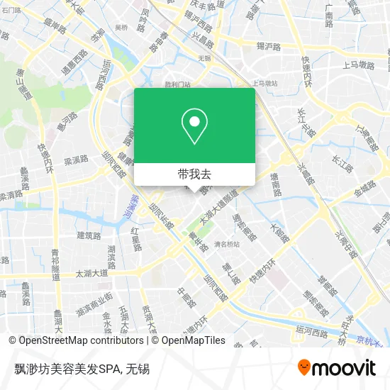 飘渺坊美容美发SPA地图