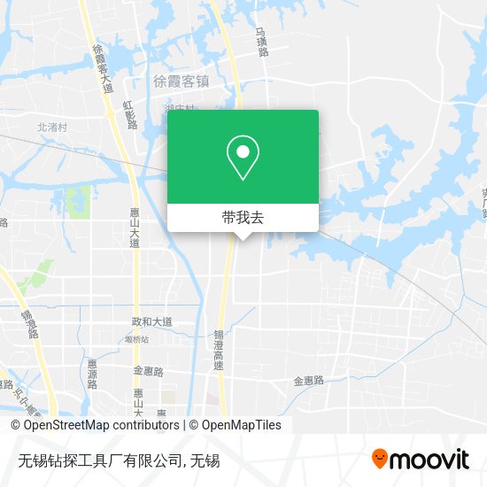 无锡钻探工具厂有限公司地图