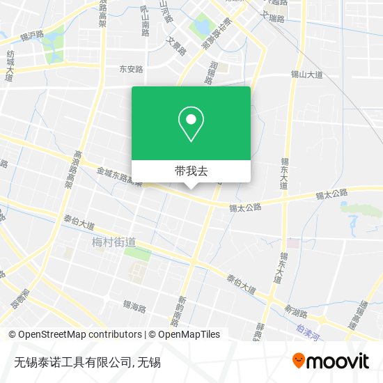 无锡泰诺工具有限公司地图