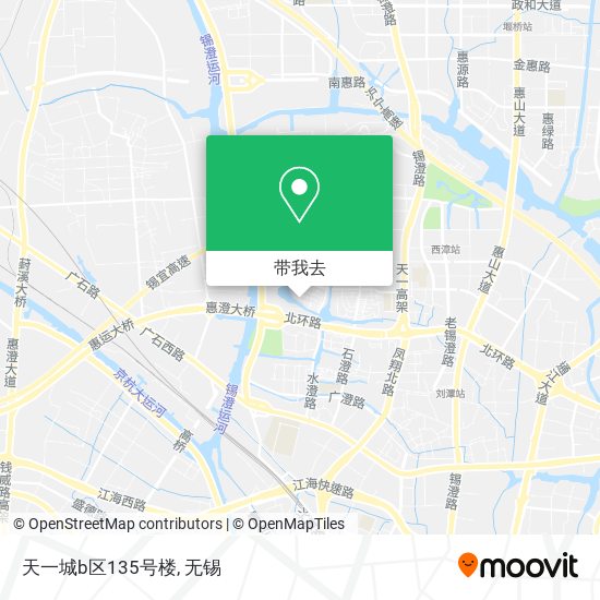 天一城b区135号楼地图
