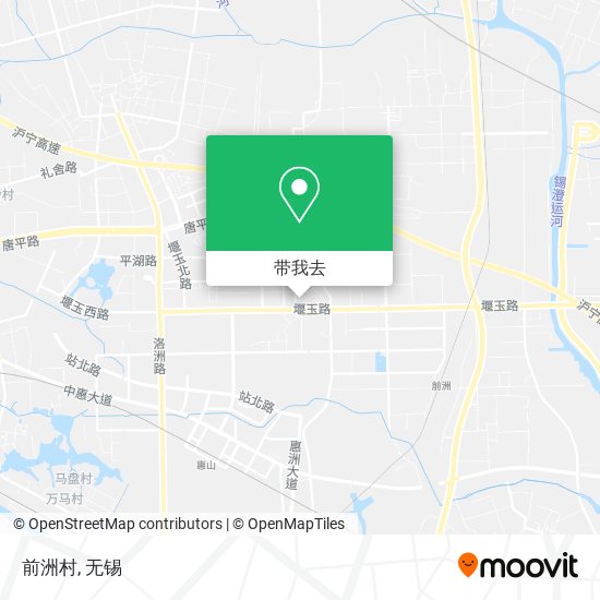 前洲村地图