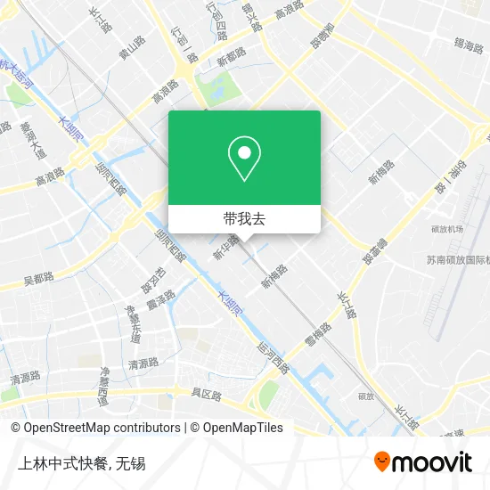 上林中式快餐地图