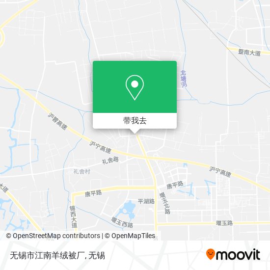 无锡市江南羊绒被厂地图
