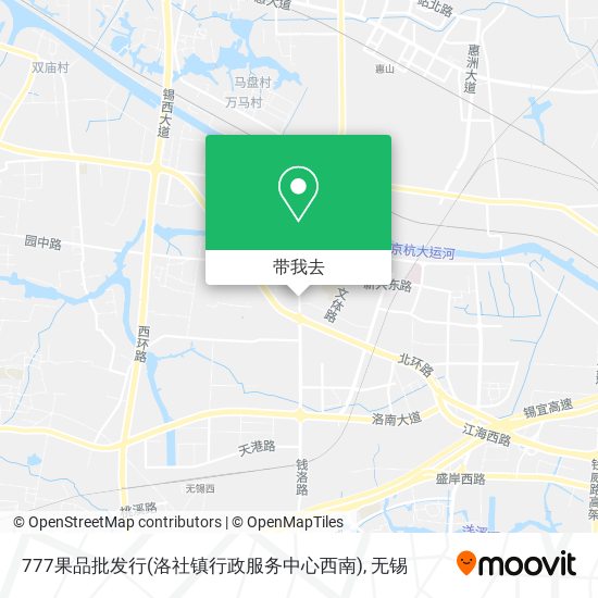 777果品批发行(洛社镇行政服务中心西南)地图