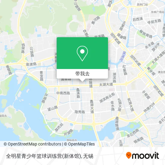 全明星青少年篮球训练营(新体馆)地图