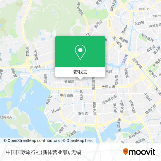 中国国际旅行社(新体营业部)地图