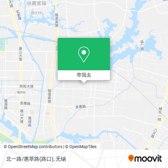北一路/惠萃路(路口)地图