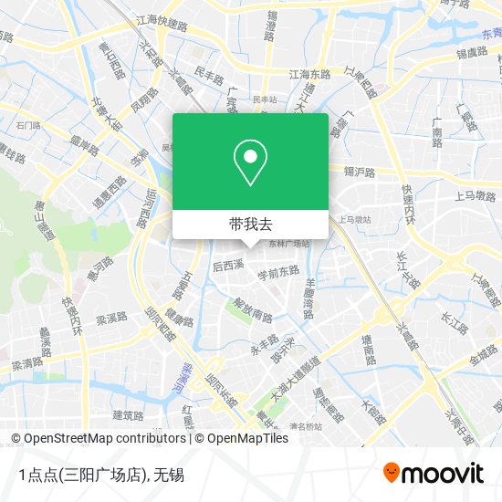 1点点(三阳广场店)地图