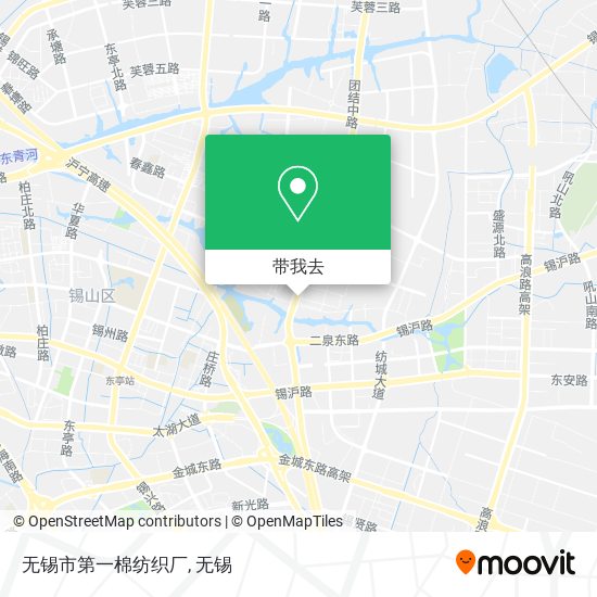 无锡市第一棉纺织厂地图