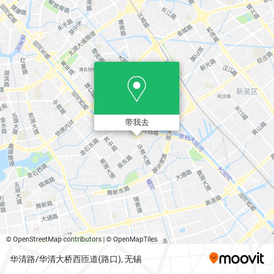 华清路/华清大桥西匝道(路口)地图