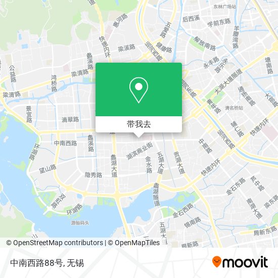 中南西路88号地图