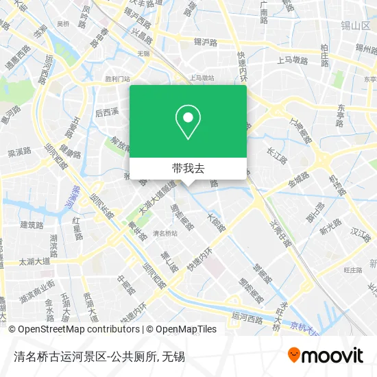 清名桥古运河景区-公共厕所地图