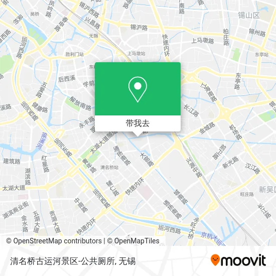 清名桥古运河景区-公共厕所地图