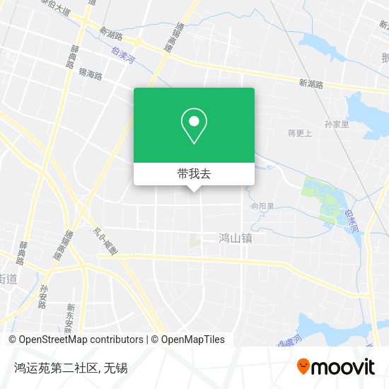 鸿运苑第二社区地图