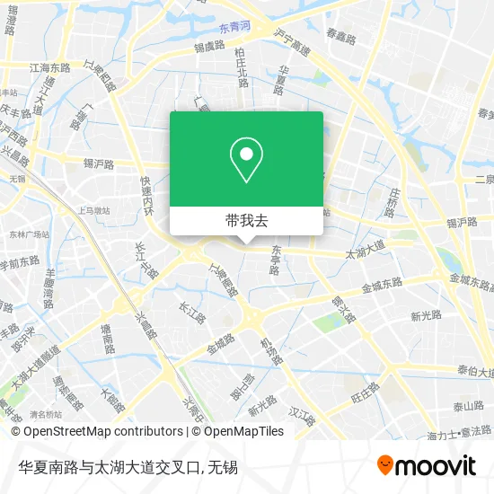 华夏南路与太湖大道交叉口地图