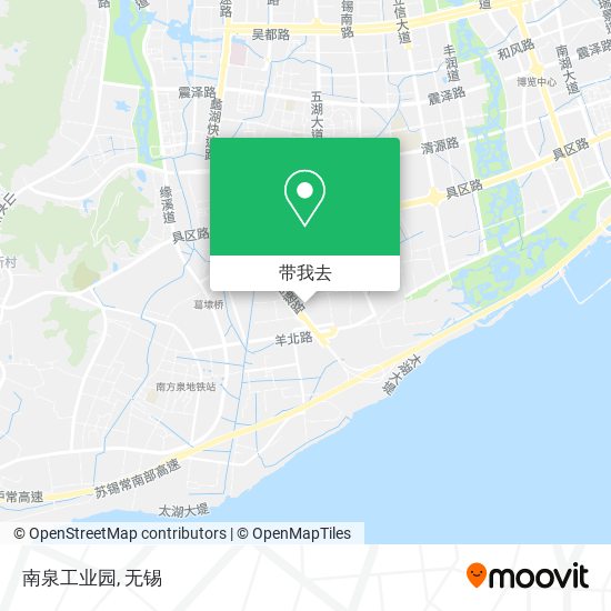 南泉工业园地图