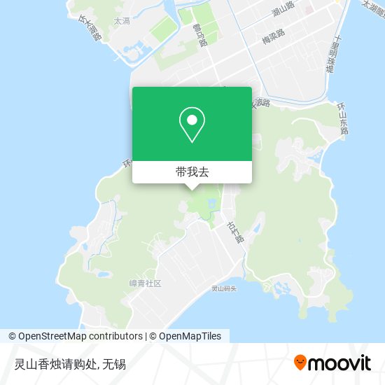 灵山香烛请购处地图