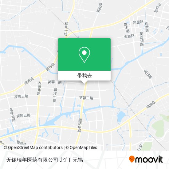 无锡瑞年医药有限公司-北门地图