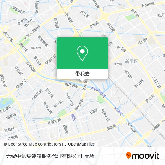 无锡中远集装箱船务代理有限公司地图