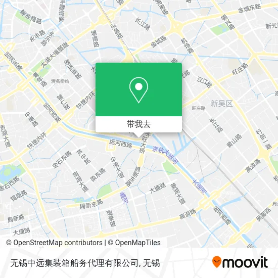 无锡中远集装箱船务代理有限公司地图
