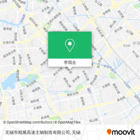 无锡市精展高速主轴制造有限公司地图