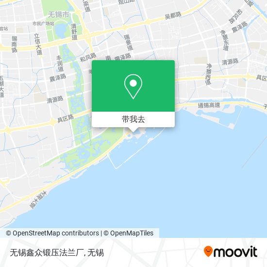 无锡鑫众锻压法兰厂地图