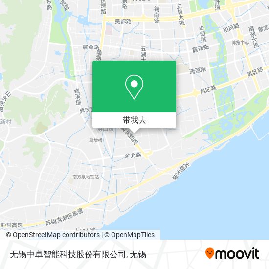 无锡中卓智能科技股份有限公司地图