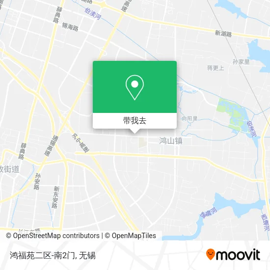 鸿福苑二区-南2门地图