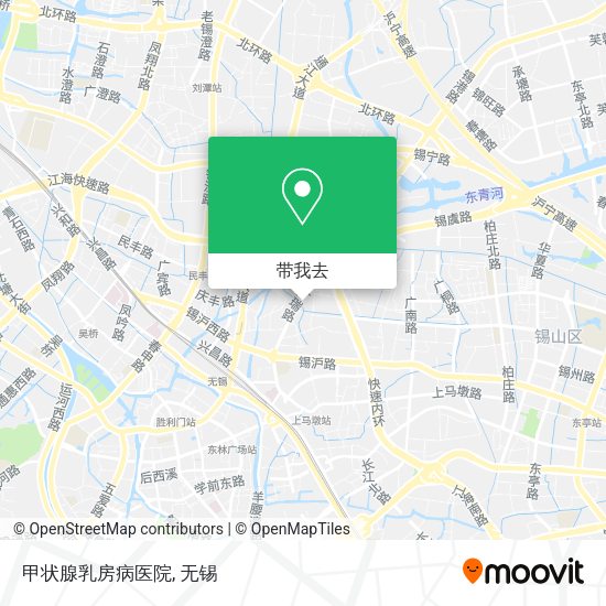 甲状腺乳房病医院地图