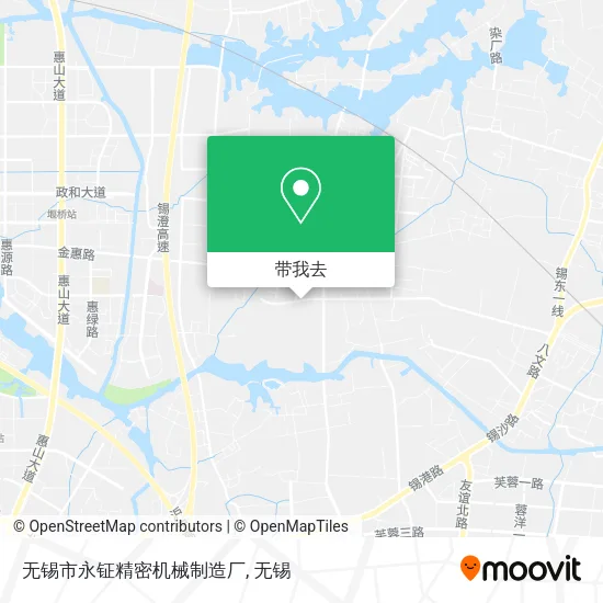 无锡市永钲精密机械制造厂地图