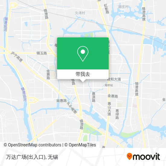 万达广场(出入口)地图