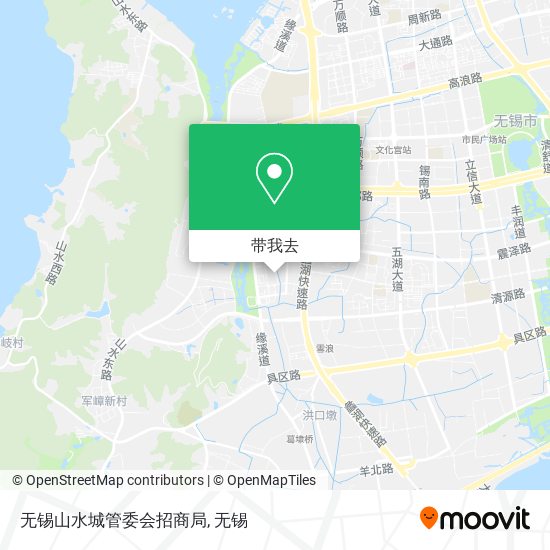 无锡山水城管委会招商局地图