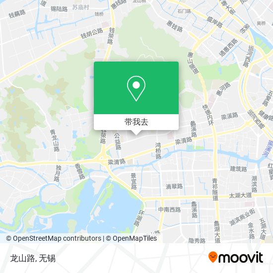 龙山路地图