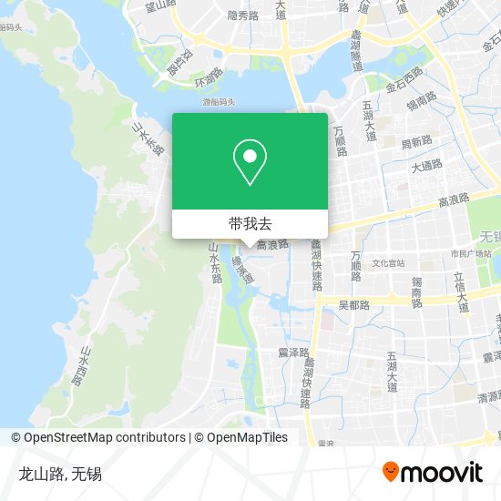 龙山路地图