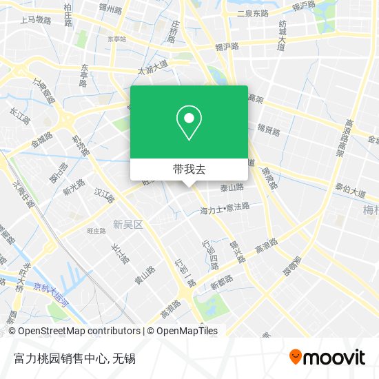 富力桃园销售中心地图