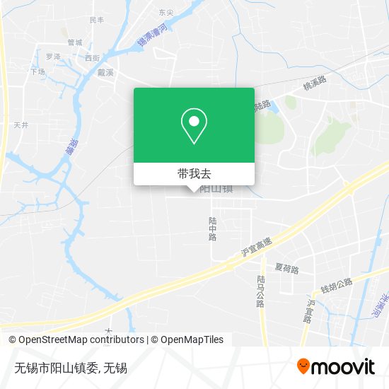 无锡市阳山镇委地图
