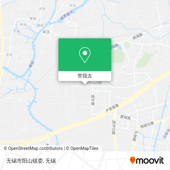 无锡市阳山镇委地图